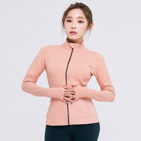 Active Zip-Up Jacket Milky Peach